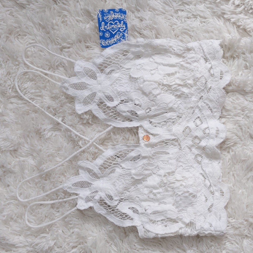 White Free People Bralette